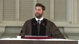 John Krasinski '01 delivers Brown University's Baccalaureate address, “What do I know?