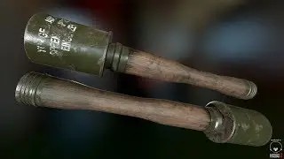 WWII German Grenade Modeling Tutorial in Maya 2017 | Maya Prop Modeling