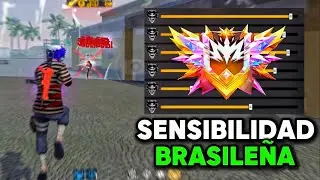 ✅USA ESTA SENSIBILIDAD BRASILEÑA🇧🇷 PARA DAR TODO ROJO | EN FREE FIRE