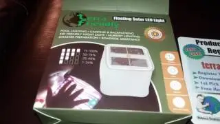 Terra Friendly Floating Solar LED Light