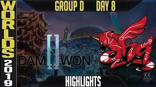 DWG vs AHQ Highlights Game 2 | S9 Worlds 2019 Group D Day 8 | Damwon Gaming vs AHQ Esports Club