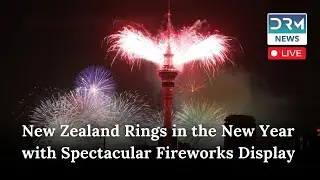 New Zealand ushers in the New Year with a fireworks display | DRM News Live🛑