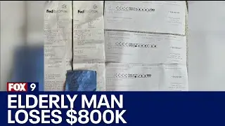 Elderly man loses $800K in lottery scam I KMSP FOX 9