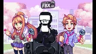 FNF Monika Rebooted Blantados Version