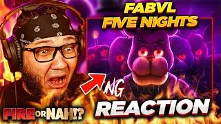 FIRE or NAH?! FNAF SONG - "Five Nights" FabvL (REACTION) | iamsickflowz