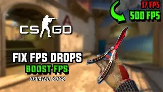 CSGO: How to Fix FPS DROPS Forever!│UPDATED 2022│(BOOST FPS!!)📈✅