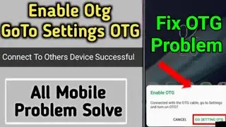 Connected to other device successfully Tecno/infinix OTG Problem | How to Fix OTG Problem 2023