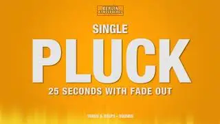 Single Pluck SOUND EFFECT - Artificial Guitar Pluck SOUNDS Pluck SFX