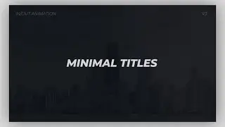 Minimal Titles 31884575 Videohive - Free Download After Effects Template | IntroHD