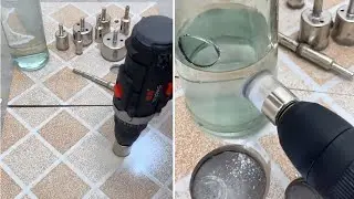 Glass Tile & Marble Hole Drill Bit Set Demo 2021