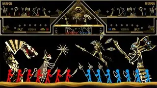 Stickman Fight : Gods of Egypt - Marble & Ragdoll battle