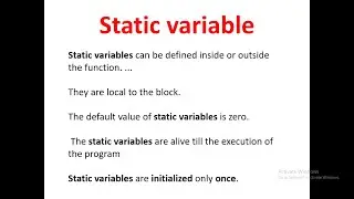 Static variable in c++ ||Static variable in java  ||interview questions related to static variable