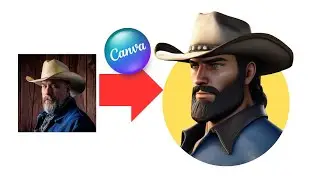 How To Create AI AVATAR Pop Out PROFILE PICTURE Canva Tutorial