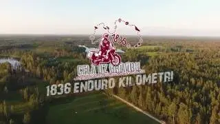 Jānis Rozītis par 1836 enduro kilometriem. Motociklu maršruts apkārt Latvijai.