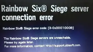 Fix Rainbow six siege servers connection error 8-0x00000140 | Rainbow six siege not working