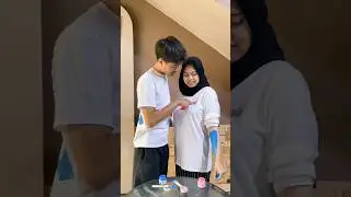 Bikin baju couple sendiri💕 Coba tag pasangannya🥰 #couple #fyp #fun #diy