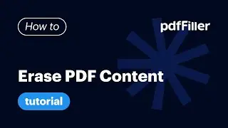 How to Erase and Whiteout Content in pdfFiller