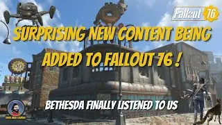 SURPRISING NEW CONTENT BEING ADDED TO FALLOUT 76