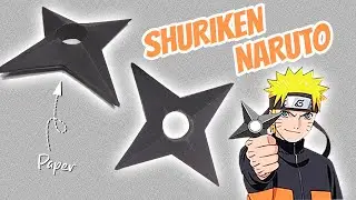 CARA MEMBUAT SHURIKEN NINJA DARI KERTAS || SHURIKEN NARUTO