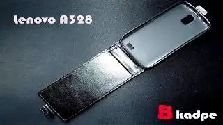 Кожаный чехол lenovo A328/A328t