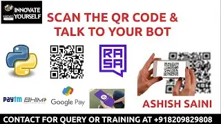 SCAN THE QR CODE & TALK TO THE BOT | INNOVATE YOURSELF