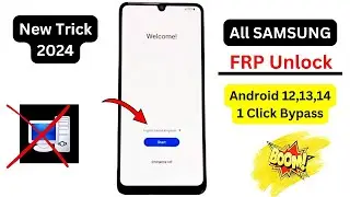 Finally New Method All Samsung FRP Bypass/Unlock 2024 All Android 12,13,14 | Google Account Remove