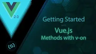 Using methods with v-on in Vue