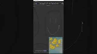 Abstract smile render in Cinema4D | Using splines, sweeps and extrudes with the volume builder⭐ 