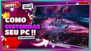 COMO CUSTOMIZAR windows / WALLPAPERS animados | barra de tarefas TRANSPARENTE 2023