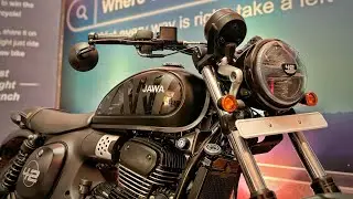 Jawa 42 FJ 2024 Pure Black Colour Detailed Review: Exhaust Sound & Price ?
