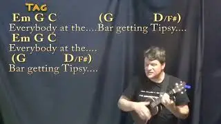 Tipsy A Bar Song  (Shaboozey) Ukulele Cover Lesson with Chords/Lyrics - Capo 2nd Fret