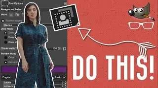GIMP Foreground Select Tool Made Easy