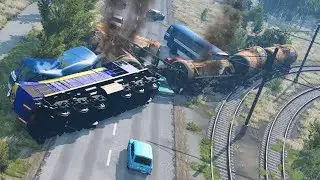 Train Derailments 4 | BeamNG.drive