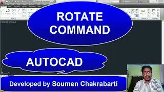 Autocad Tutorial - Rotate Command in autocad