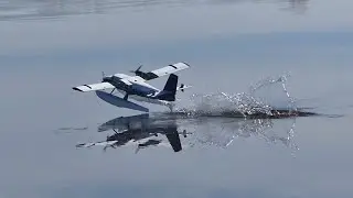 E-flite Twin Otter 1.2m on floats - multiple take offs and landings