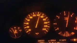 BMW E39 530dA Touring 2260 uphill acceleration