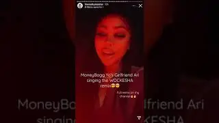 Ari singing the Wockesha Ashanti Remix on Instagram 🤯🔥 #moneybaggyo #therealkylesister #ari