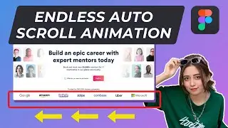 How to Create an Endless Auto-Scrolling Animation in Figma with @design_with_mahsa