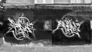 Graffiti bombing in Murmansk. Part 2. Tagging, throws and pieces. 2023 4K