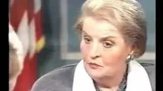 Madeleine Albright - The deaths of 500,000 Iraqi children was worth it for Iraq's non existent WMD's