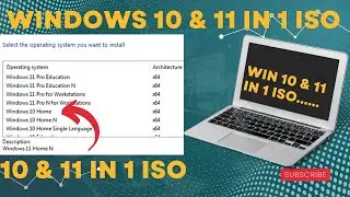 Windows 11 & Windows 10 in 1 ISO file  | Both windows 10 & 11 in ONE ISO Easy to Create ISO 10 & 11