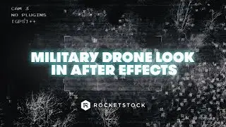 How to Create a Military Drone Effect in After Effects | After Effects Tutorial