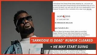 AGENDA: Sarkodie's 