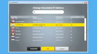 How to change servers or IP addresses in CyberGhost 5