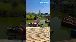 Vlog liburan kakak agra naik sepeda air malah n4br4k 😱Part 2611