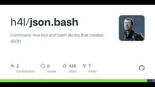 GitHub - h4l/json.bash: Command-line tool and bash library that creates JSON