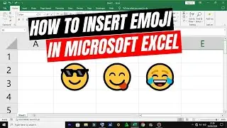 How to Insert Emoji in Microsoft Excel ll Tutorial Excel ll