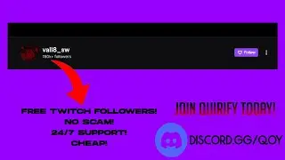 THE Best Free Twitch Follower Bot Discord Server working 2025 April