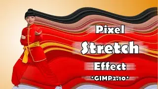 2 ways to create Pixel Stretch Effect in GIMP
