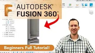 Fusion 360 Tutorial - Beginners 3D Modeling Tutorial